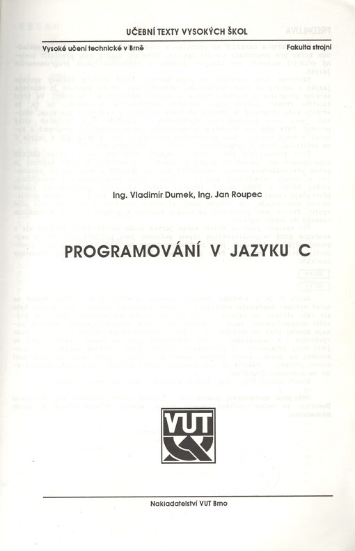 Programování v jazyku C