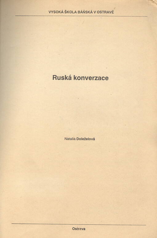 Ruská konverzace