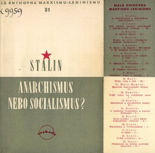 Anarchismus nebo socialismus?