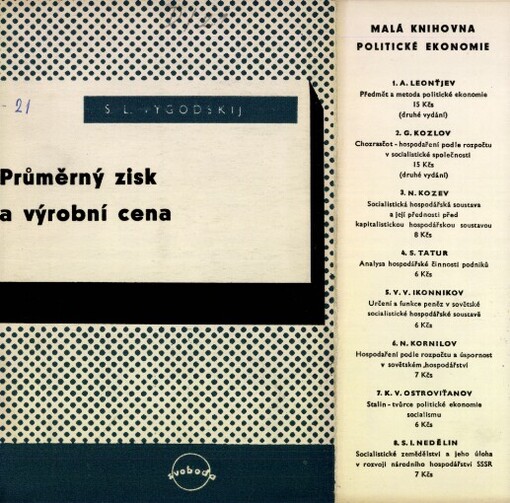 Průměrný zisk a výrobní cena