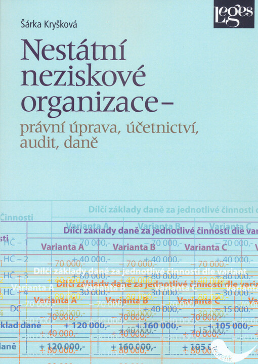 Nestátní neziskové organizace - právní úprava, účetnictví, audit, daně