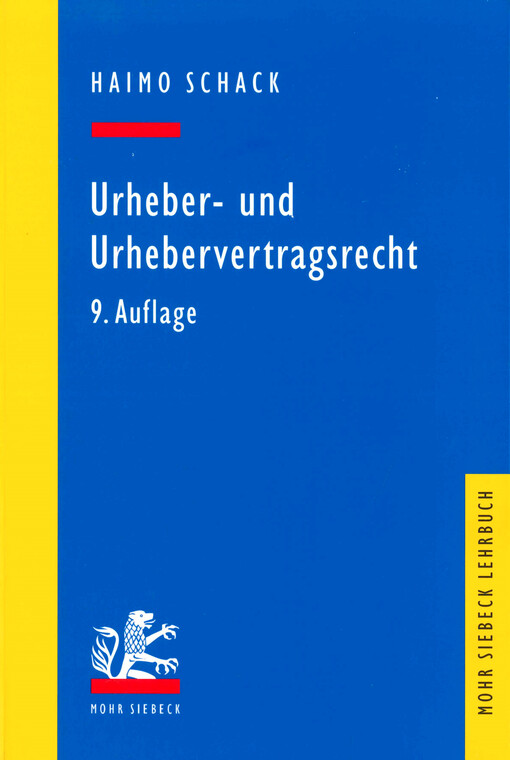Urheber- und Urhebervertragsrecht