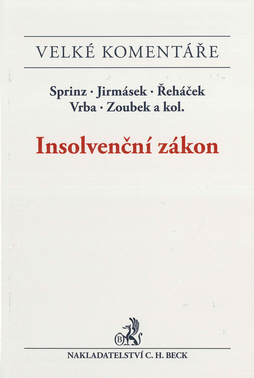 Insolvenční zákon : komentář