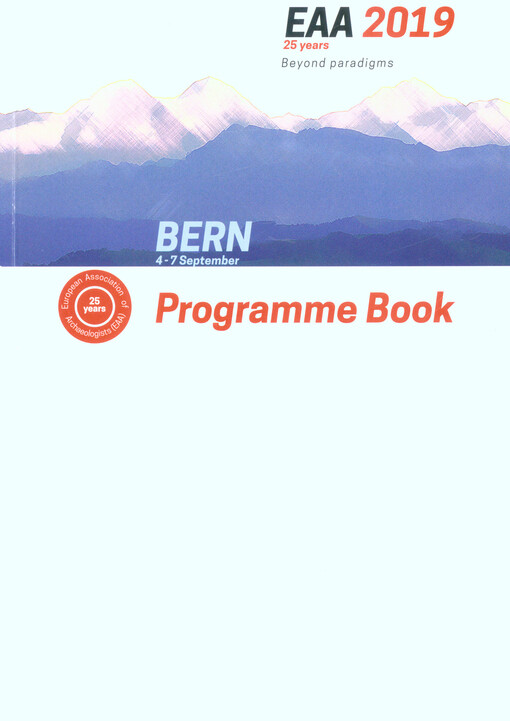EAA 2019 : 25 years : beyond paradigms : Bern, 4-7 September : programme book