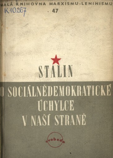 O sociálnědemokratické úchylce v naší straně