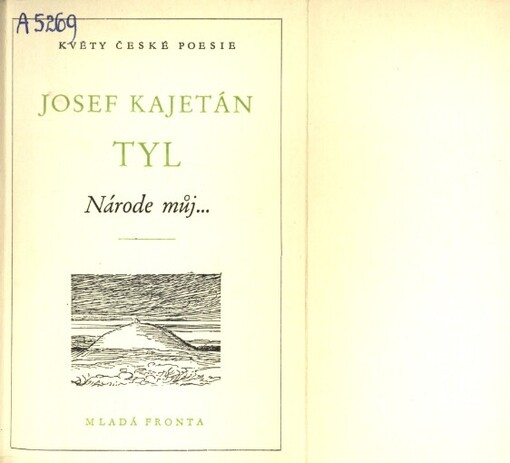 Národe můj :Výbor z vlastenecké poesie