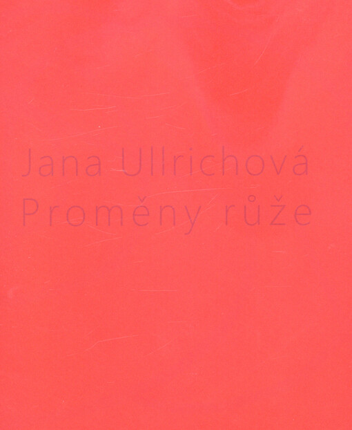 Jana Ullrichová : proměny růže