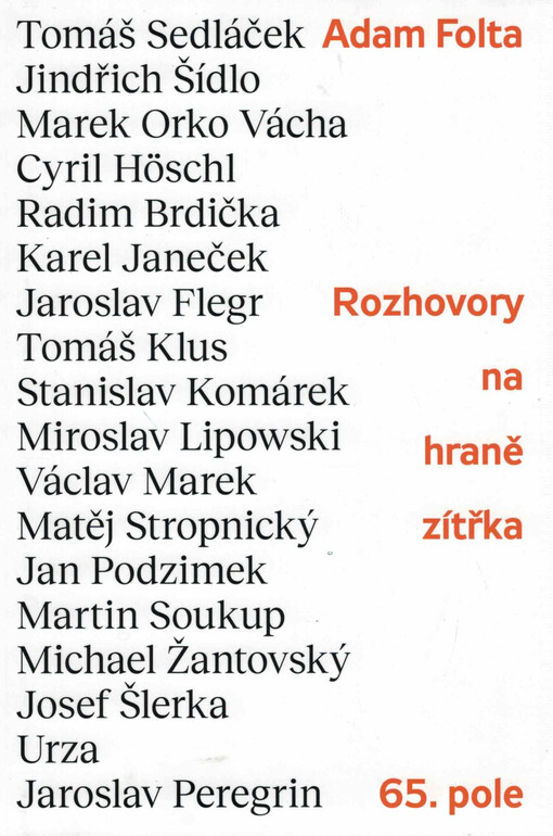 Rozhovory na hraně zítřka