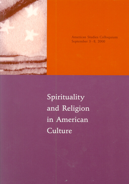 Spirituality and religion in American culture