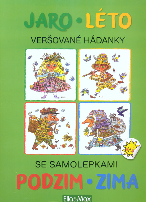 Jaro, léto, podzim, zima : veršované hádanky se samolepkami