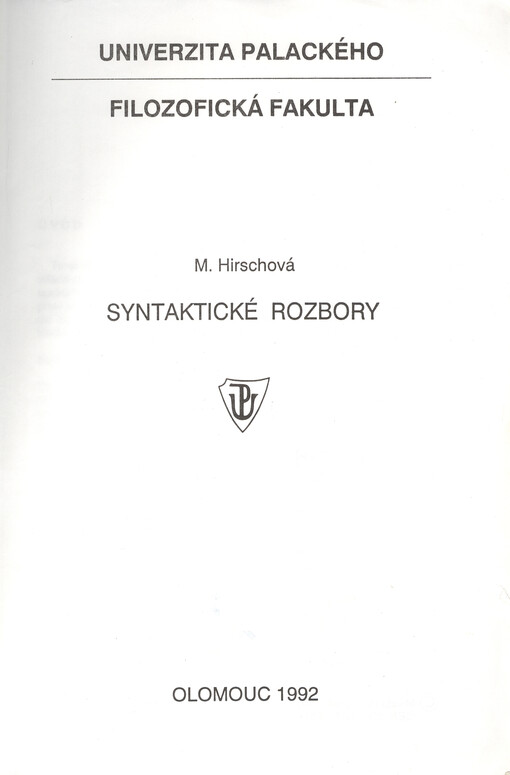 Syntaktické rozbory
