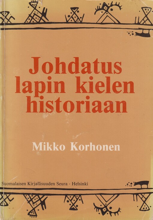 Johdatus lapin kielen historiaan