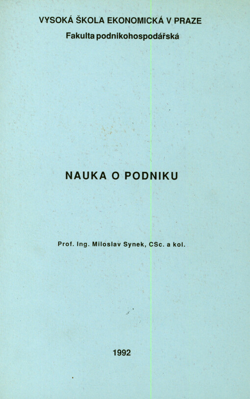 Nauka o podniku