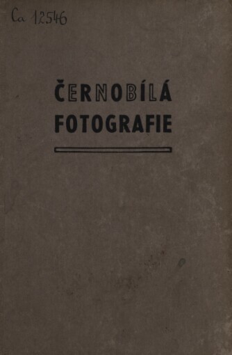 Černobílá fotografie