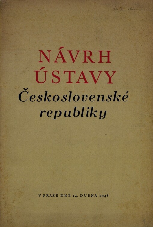 Návrh Ústavy Československé republiky
