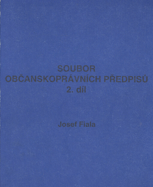 Soubor občanskoprávních předpisů