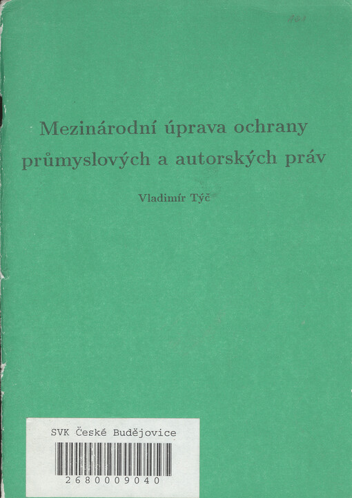 Mezinárodní úprava ochrany průmyslových a autorských práv