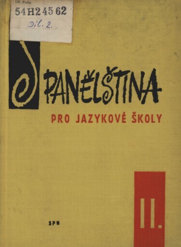 Španělština pro jazykové školy II