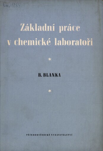 Základní práce v chemické laboratoři
