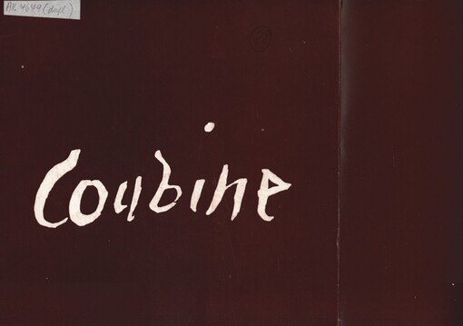 Othon Coubine-Otakar Kubín: [Katalog] výstavy, Jičín, duben - květen 1977