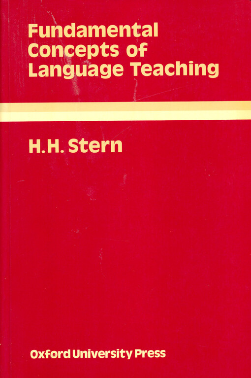 Fundamental concepts of language teaching
