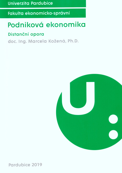 Podniková ekonomika : distanční opora