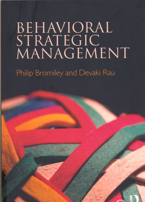 Behavioral strategic management