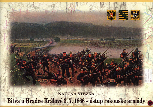Naučná stezka Bitva u Hradce Králové 3.7.1866 - ústup rakouské armády