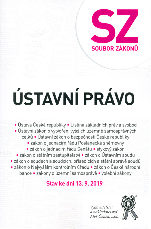 Ústavní právo : (soubor zákonů)