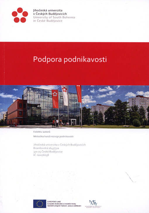 Podpora podnikavosti : metodika kurzů rozvoje podnikavosti