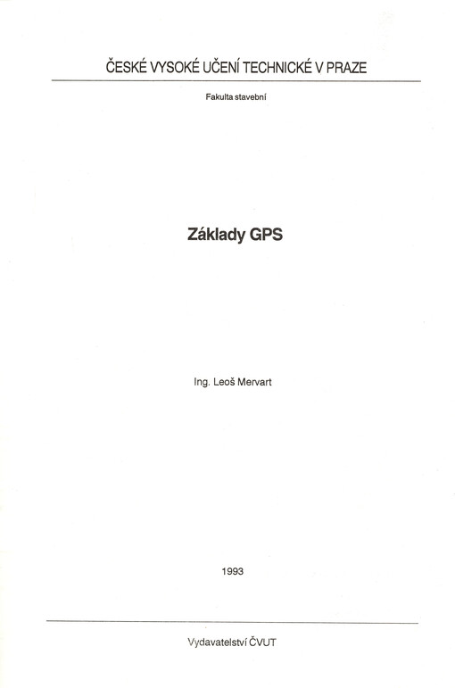 Základy GPS