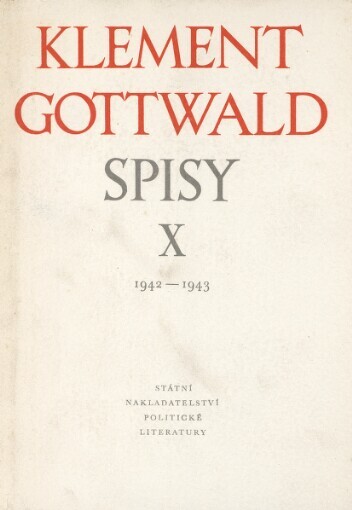 Spisy.X,Květen 1942 - únor 1943