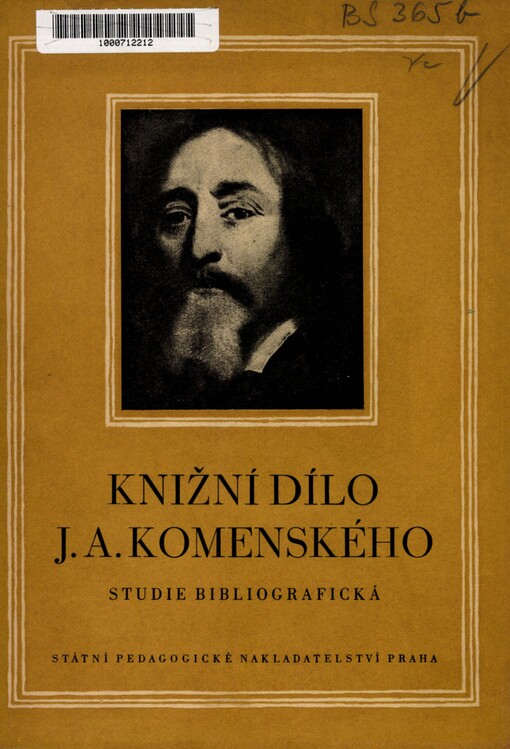 Knižní dílo Jana Amose Komenského: studie bibliografická