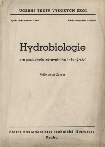 Hydrobiologie pro posluchače zdravotního inženýrství :[Určeno] pro posluchače fak. inž. stavitelství