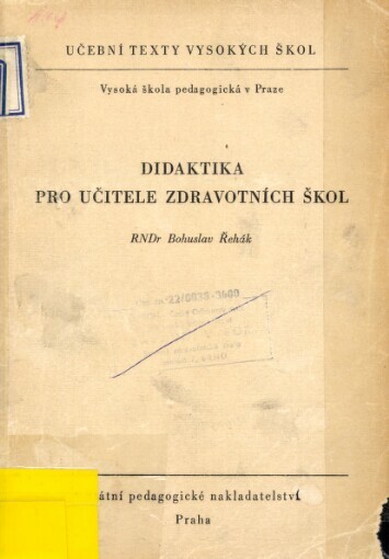 Didaktika pro učitele zdravotních škol