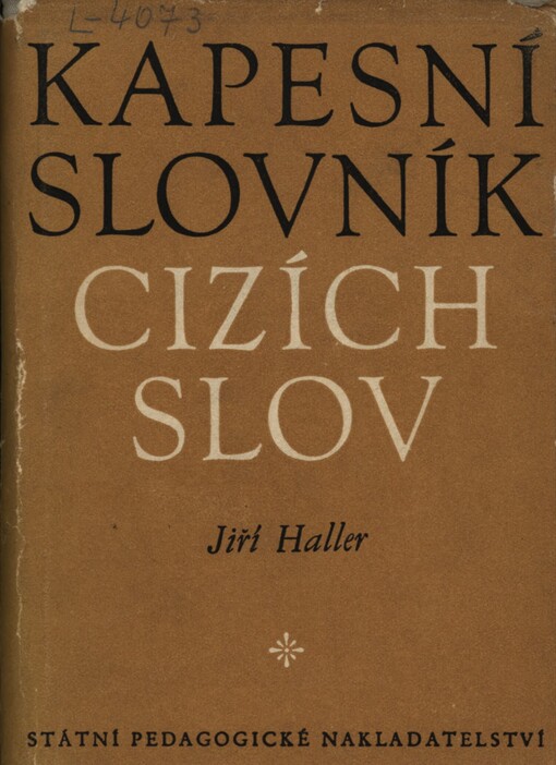 Kapesní slovník cizích slov