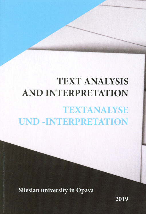 Text analysis and interpretatiton = Textanalyse und -interpretation