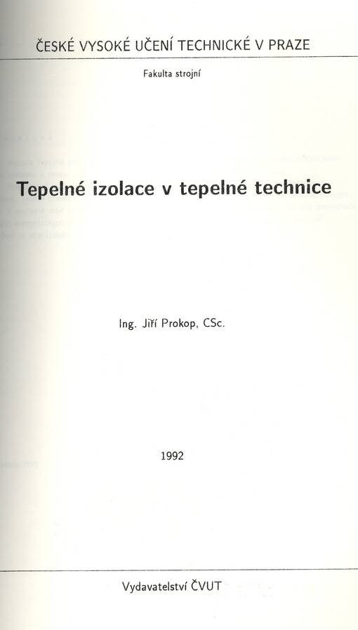 Tepelné izolace v tepelné technice