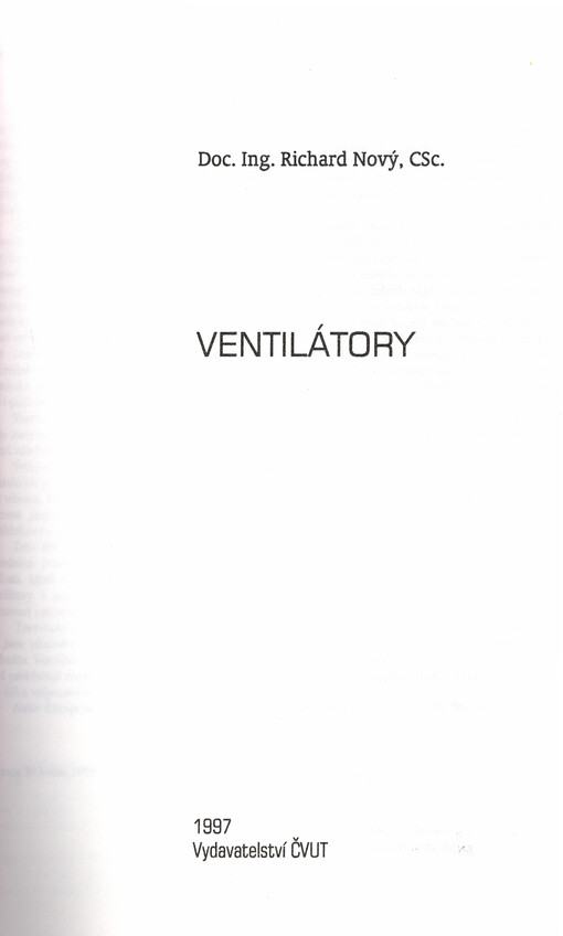 Ventilátory