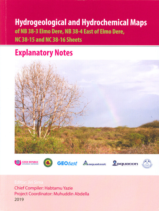 Hydrogeological and Hydrochemical maps of NB 38-3 Elmo Dere, NB 38-4 East of Elmo Dere, NC 38-15 and NC 38-16 Sheets : explanatory notes