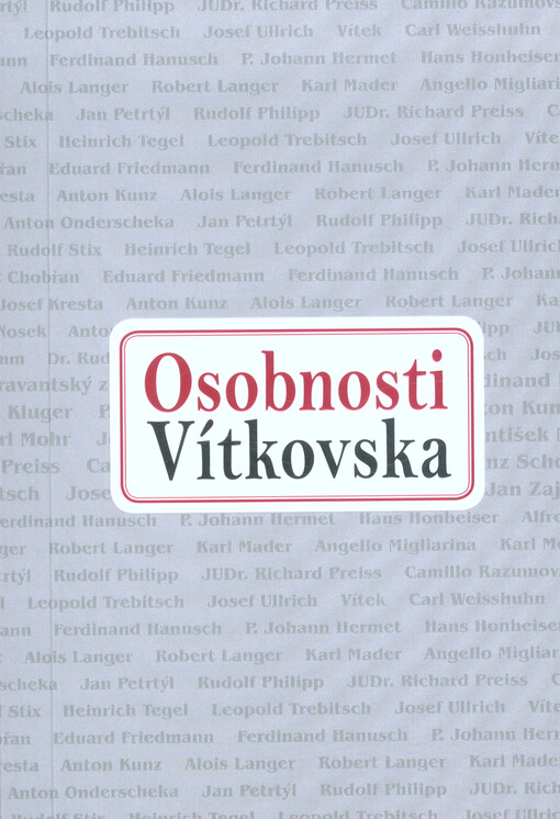 Osobnosti Vítkovska