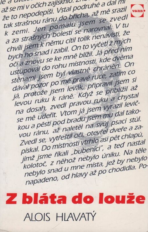 Z bláta do louže (podpis)
