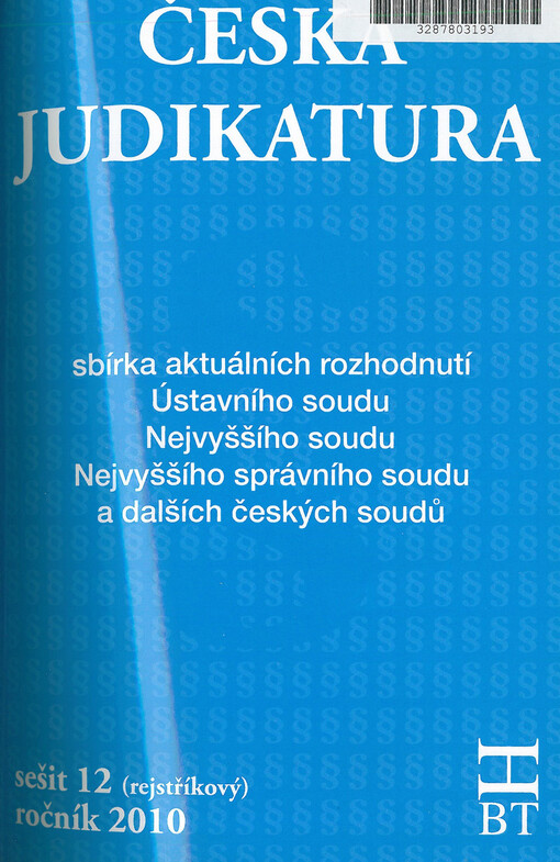Česká judikatura