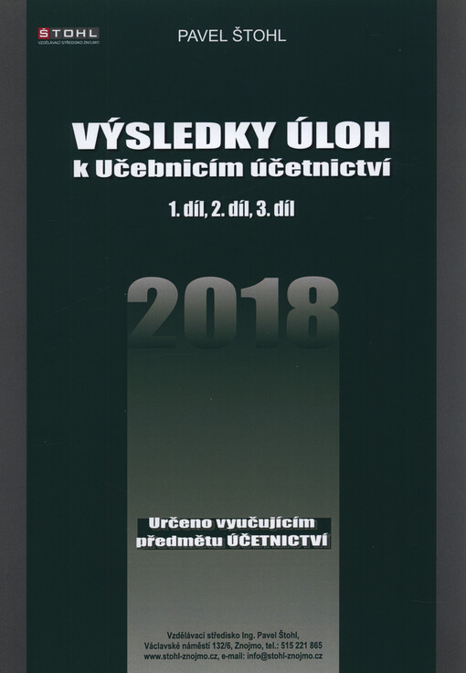 Rok: 2018 / Číslo: výsledky úloh k učebnicím 1.-3.
