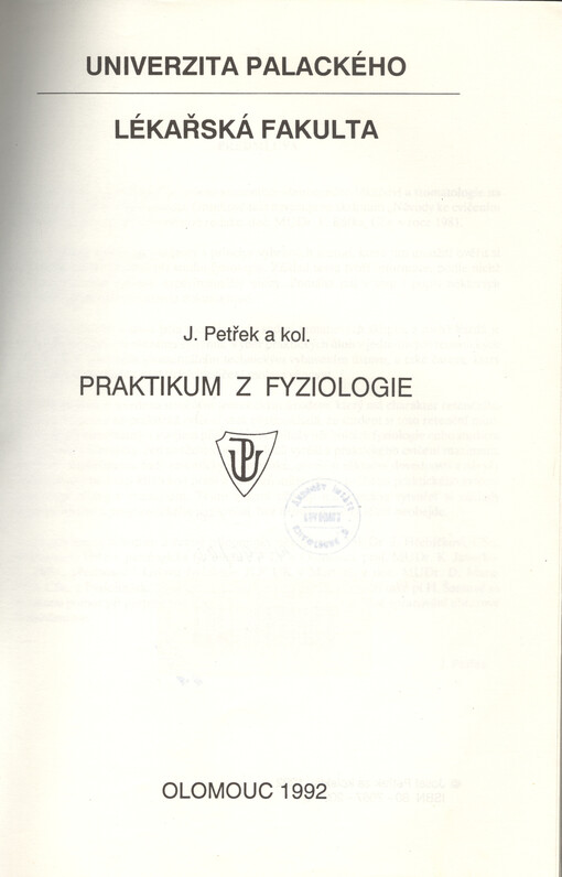 Praktikum z fyziologie