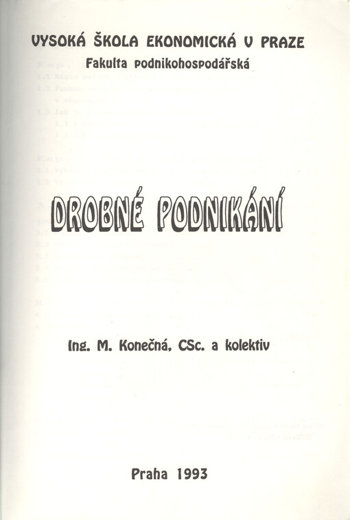 Drobné podnikání