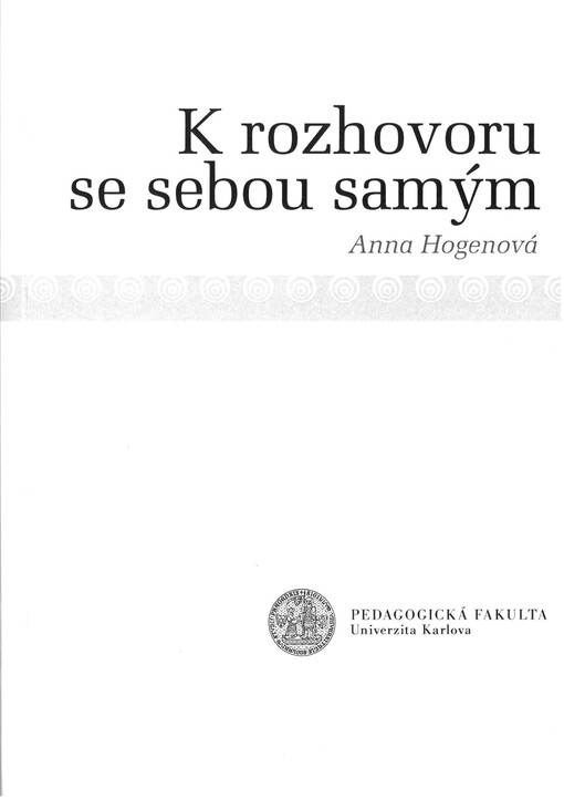 K rozhovoru se sebou samým
