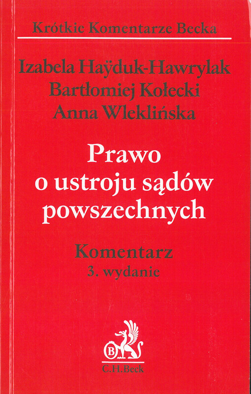 Prawo o ustroju sądów powszechnych