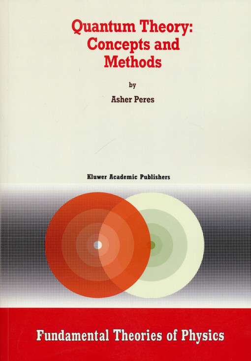 Quantum theory : concepts and methods