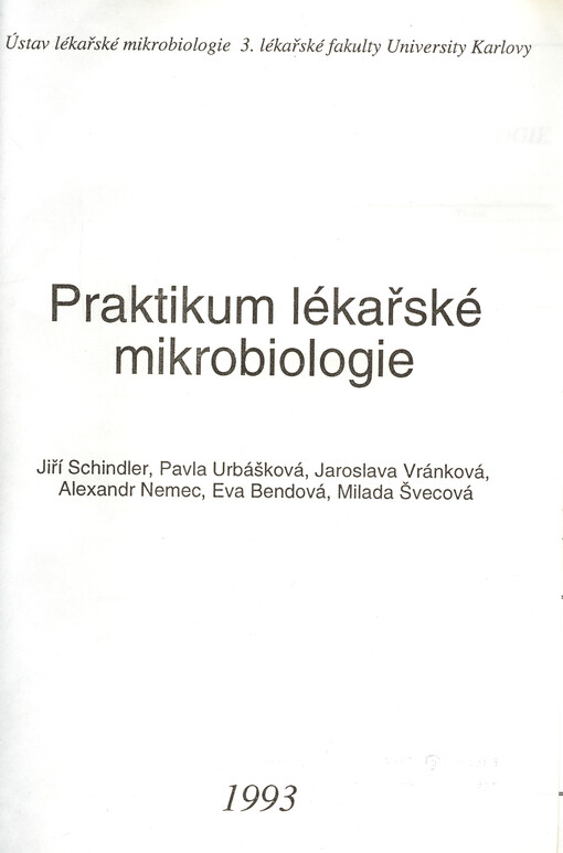 Praktikum lékařské mikrobiologie